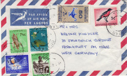 SOUTH AFRICA 1965  AIRMAIL LETTER SENT TO FRANKFURT - Lettres & Documents