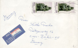 SOUTH AFRICA 1992  AIRMAIL LETTER SENT TO BERLIN - Storia Postale