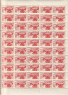 Feuille Complète De 50 Timbres Du N° 777 La Croisette à Cannes - Feuilles Complètes