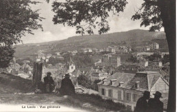 Le Locle - Vue Générale ( 4 Hommes Avec Chapeau ) - Editions Louis Burgy Lausanne ( Cliché Peu Courant RARE !!!! ) - Le Locle