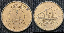 Kuwait - 1 Fils - Abdullah III / Sabah III / Jaber III -1976 -KM 9 - Koeweit