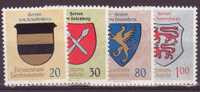 Liechtenstein - YT N° 399 à 402 ** - Neuf Sans Charnière - Unused Stamps