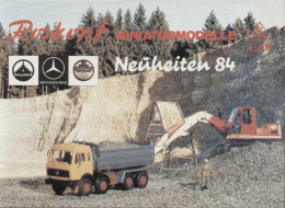 Catalogue Roskopf Miniaturmodelle 1984 Neuheiten Blatt HO 1:87 - 1:100 - German