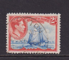 GILBERT AND ELLICE ISLANDS  - 1939 George VI 2s Used As Scan - Islas Gilbert Y Ellice (...-1979)