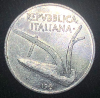 Italia 10 Lire, 1981 - 10 Liras