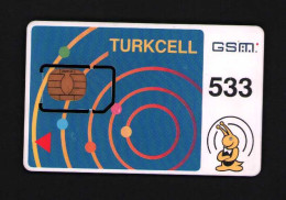Turkiye Turkcell Gsm  Original Chip Sim Card  Scratch - Lots - Collections