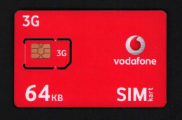 Turkiye Vodafone Gsm  Original Chip Sim Card  Scratch - Collections