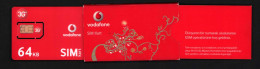 Turkiye Vodafone Gsm  Original Box Chip Sim Card - Collections