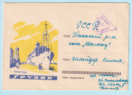 USSR 1962.0105. Cruise Ship "Gruzia". Used Cover (soldier's Letter) - 1960-69