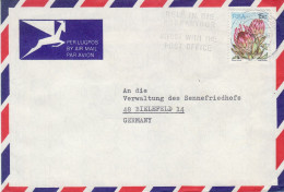 SOUTH AFRICA 1978  AIRMAIL  LETTER SENT TO BIELEFELD - Covers & Documents