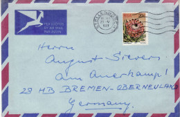 SOUTH AFRICA 1987  AIRMAIL  LETTER SENT TO BREMEN - Storia Postale