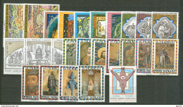 Vaticano 1974 Annata Completa/Complete Year MNH/** - Années Complètes