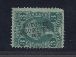 USA "DOUGHTY BROTHERS 1865" Cancel (Scott R18c)! - Revenues