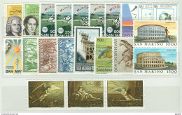 San Marino 1985 Annata Completa/Complete Year MNH/** - Volledig Jaar