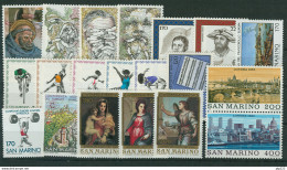 San Marino 1980 Annata Completa/Complete Year MNH/** - Années Complètes