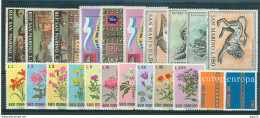 San Marino 1971 Annata Completa/Complete Year MNH/** - Komplette Jahrgänge