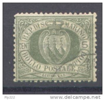 San Marino 1892 5 C. (Sass.13) Usato /Used VF - Usados