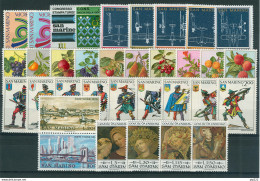 San Marino 1973 Annata Completa/Complete Year MNH/** - Komplette Jahrgänge