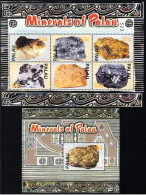 Palau - 2004 - Minerals Of Palau - Mint Stamp Sheetlet + Souvenir Sheet - Palau