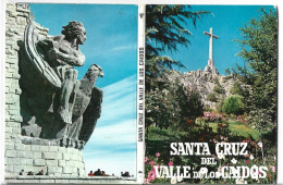 LIBRO FLEXO DE POSTALES CON 12 VISTAS DEL VALLE DE LOS CAIDOS.- CON TRIPTICO DESCRIPCION- EL ESCORIAL / MADRID- (ESPAÑA) - Madrid