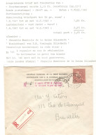 TP 531 Poortman S/L.Chapelle Musicale Reine Elisabeth En Recommandée Obl. Waterloo 7/8/1942 > BXL - Guerre 40-45 (Lettres & Documents)