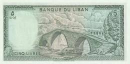 BANCONOTA LIBANO 5 UNC (ZP965 - Liban