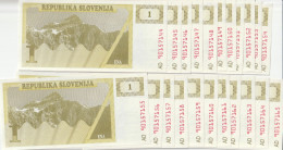 22 BANCONOTE SLOVENIA 1 (ZP995 - Slovenië