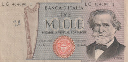 BANCONOTA ITALIA LIRE 1000 VERDI EF (ZP943 - 1000 Liras