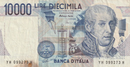 BANCONOTA ITALIA LIRE 10000 VOLTA  F (ZP933 - 10.000 Lire