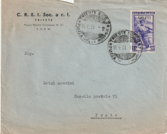 LETTERA 1951 AMG FTT L.20 TIMBRO TRIESTE (ZP3108 - Poststempel