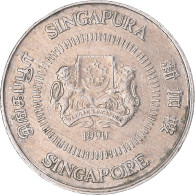 Monnaie, Singapour, 10 Cents, 1990 - Singapore