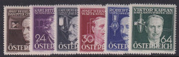 Austria, Scott B146-B151, MNH - Ungebraucht