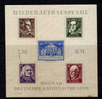 Allemagne - Emissions Locales - Thüringen -Weimar - 1946 - BF Reconstruction Theatre Nationale - ND - Neuf Sans Gomme - Mint