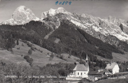 E1066) HINTERTAL Bei MARIA ALM - SAALFELDEN - Kirche U. Haus DETAILS S/W FOTO AK Alt ! ! - Saalfelden