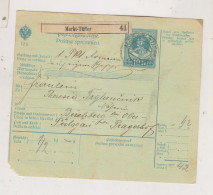 SLOVENIA,Austria 1913 MARKT TUFFER LASKO Parcel Card - Slowenien