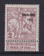 Belgium, Scott B18, MHR - 1910-1911 Caritas