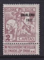 Belgium, Scott B18, MHR - 1910-1911 Caritas