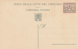 INTERO POSTALE NUOVO C.50 1930 VATICANO (ZP3818 - Postal Stationeries