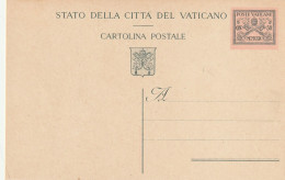 INTERO POSTALE NUOVO C.50 1930 VATICANO (ZP3817 - Interi Postali