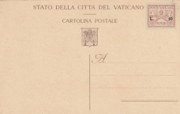 INTERO POSTALE NUOVO L.10 SS C.75 VATICANO 1945 (ZP3815 - Entiers Postaux