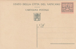 INTERO POSTALE NUOVO C.50 1930 VATICANO (ZP3816 - Interi Postali