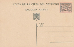 INTERO POSTALE NUOVO C.50 1930 VATICANO (ZP3819 - Enteros Postales