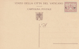 INTERO POSTALE NUOVO L.10 SS C.75 VATICANO 1945 (ZP3813 - Enteros Postales