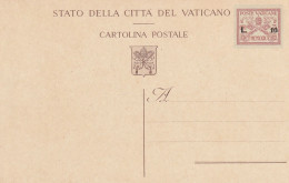 INTERO POSTALE NUOVO L.10 SS C.75 VATICANO 1945 (ZP3814 - Enteros Postales