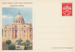 INTERO POSTALE NUOVO L.35 1950 VATICANO (ZP3804 - Ganzsachen