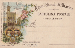 INTERO POSTALE NUOVO SAN MARINO 1894 10 C. (ZP3794 - Postwaardestukken