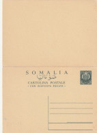 INTERO POSTALE NUOVO 1950 SOMALIA 15+15 C. (ZP3789 - Somalië (AFIS)