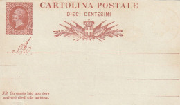 INTERO POSTALE NUOVO C.10 1878  (ZP3692 - Ganzsachen