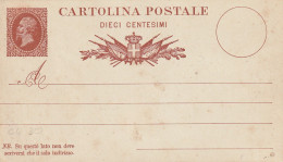 INTERO POSTALE NUOVO  C.10 1878 (ZP3610 - Postwaardestukken