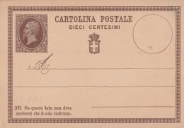 INTERO POSTALE NUOVO 1874 C.10 SENZA MILL. (ZP3615 - Stamped Stationery